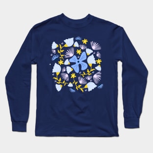 Violet flowerbed Long Sleeve T-Shirt